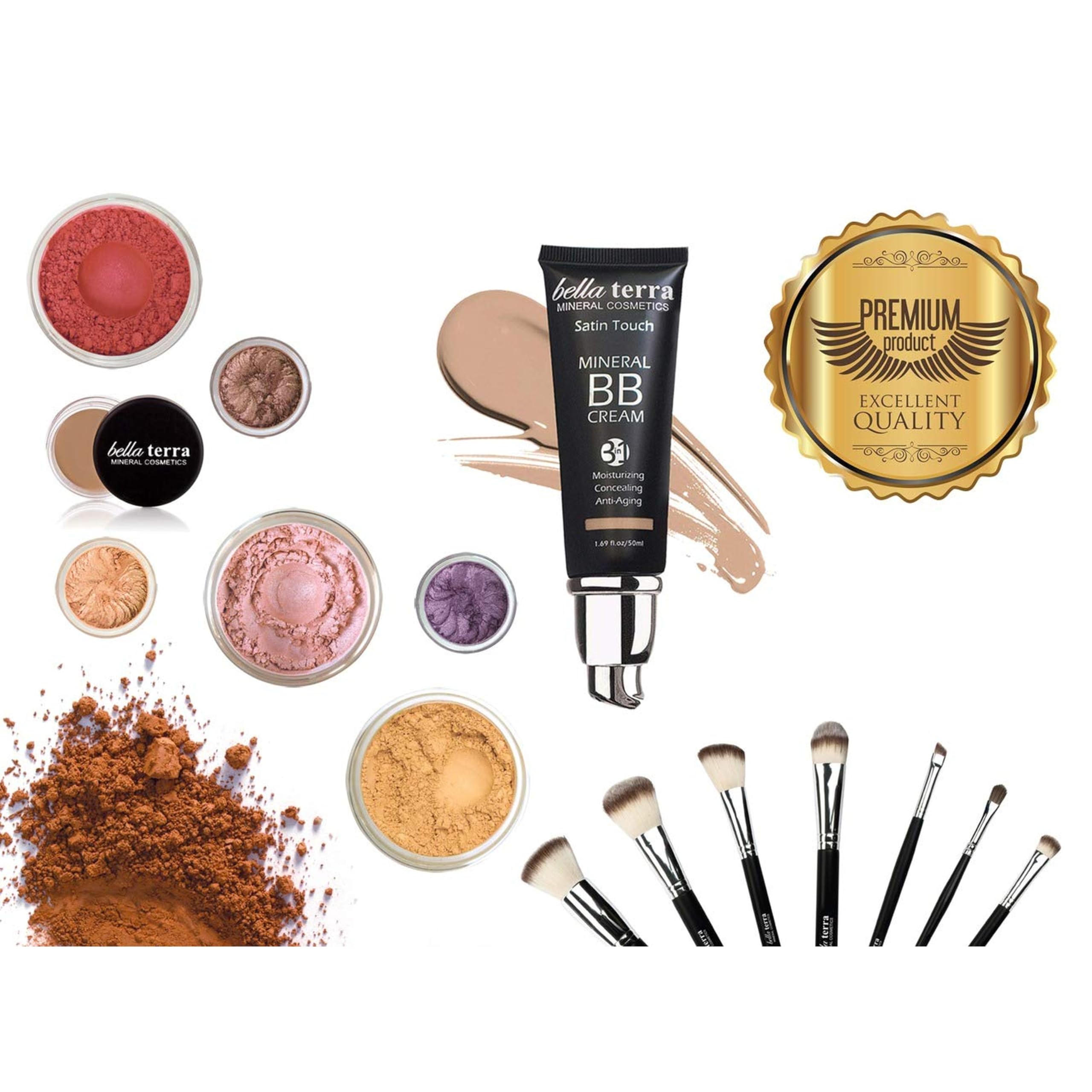 Bellaterra Cosmetics Mineral Exfoliating Gel – Gentle Vegan Facial Exfoliator for All Skin Types