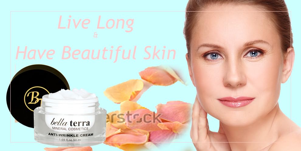 Bellaterra Cosmetics Anti-Wrinkle Face Cream – Hydrating Daily Moisturizer with Retinol, Collagen & Hyaluronic Acid | Vegan & Paraben-Free