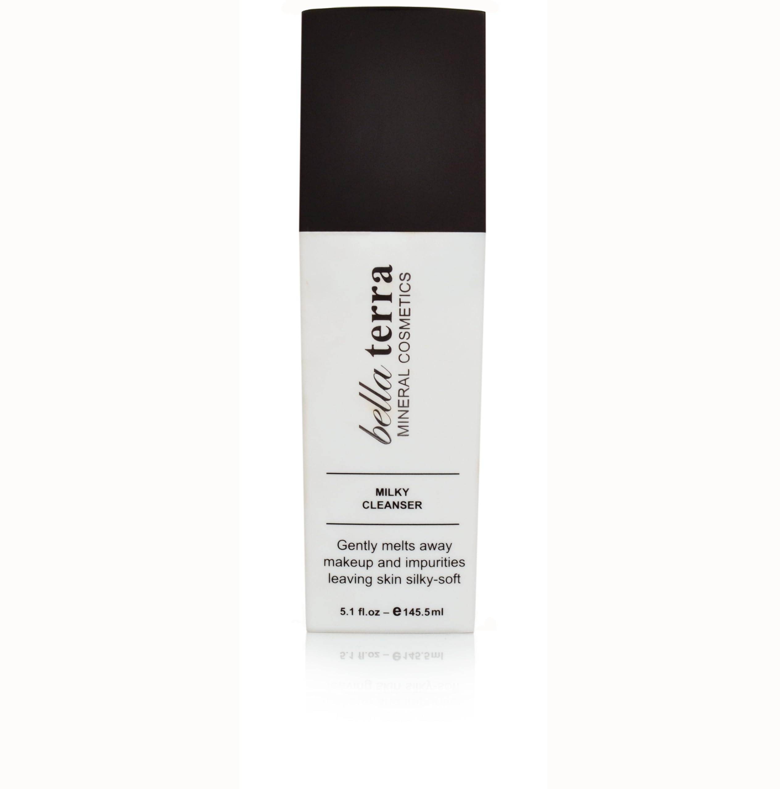 Bellaterra Cosmetics Milky Cleanser – Gentle Makeup Remover for Sensitive Skin, Chamomile & Dead Sea Minerals (5.1 oz)