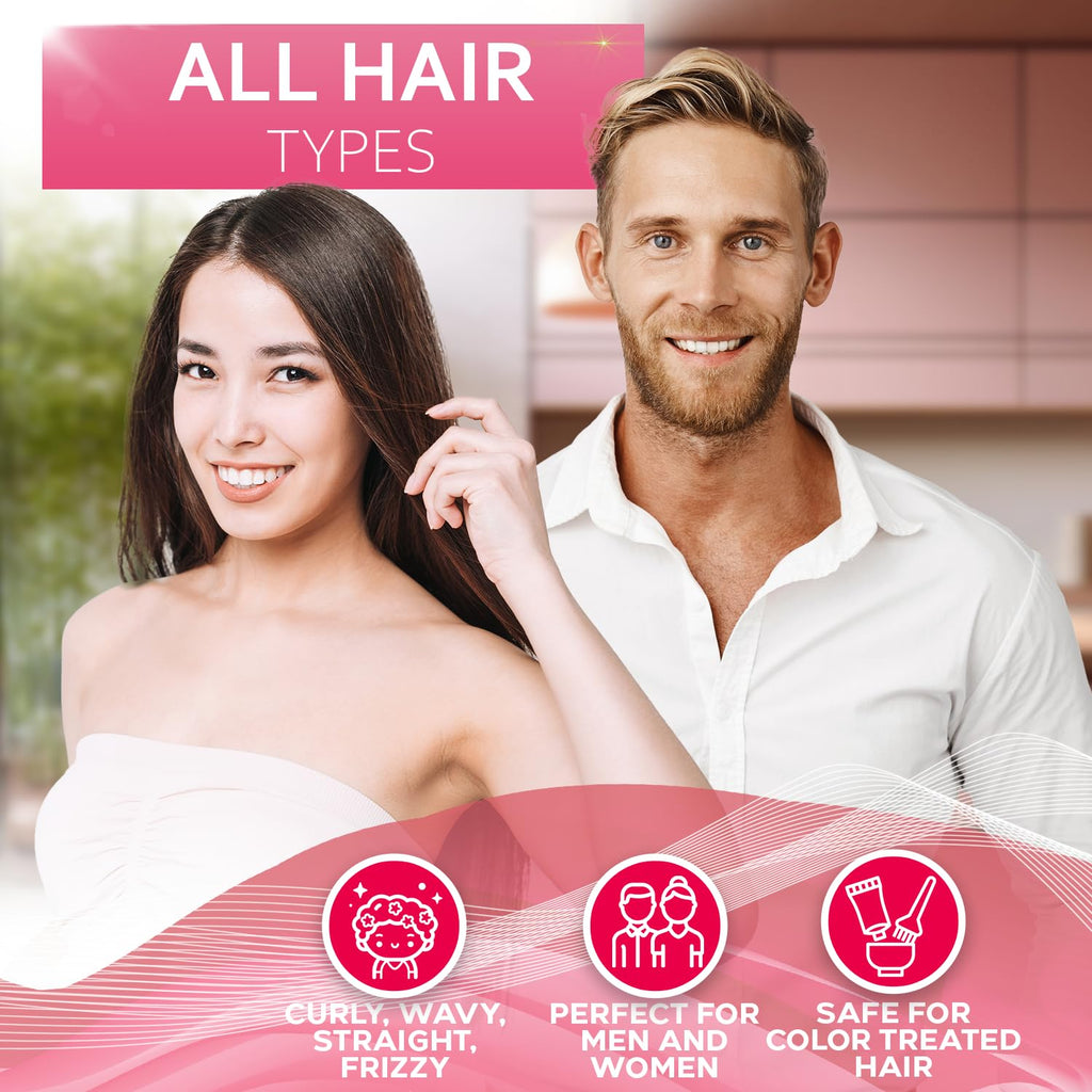Bellisso Rice Water Shampoo and Conditioner Set – Sulfate Free, Volumizing for Thin Hair