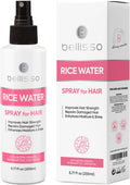 Bellisso Rice Water Spray for Hair – Rosemary, Biotin & Castor Oil – Leave-In Thickening Care