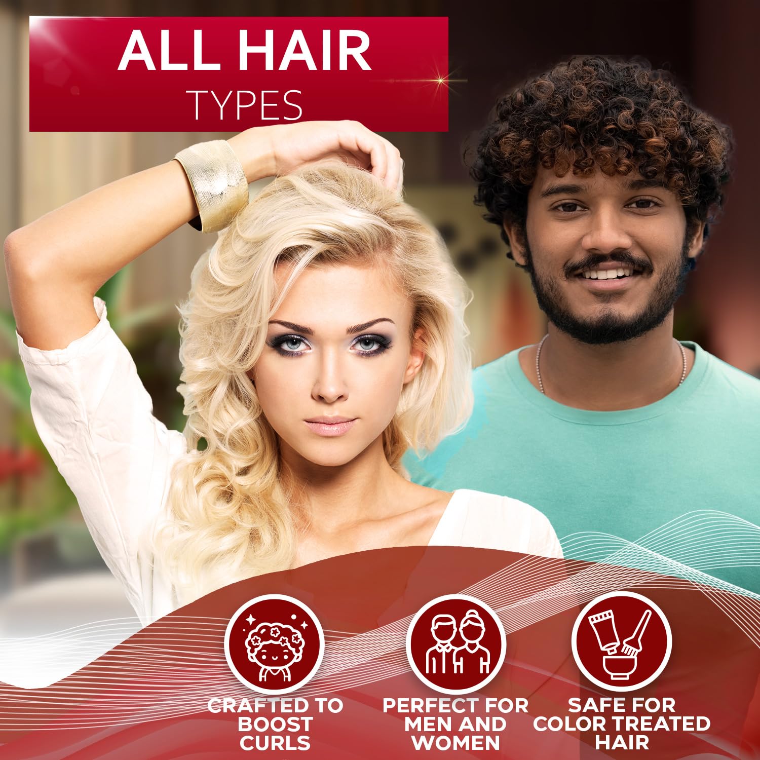 Bellisso Curly Hair Shampoo & Conditioner Set — Define Curls, Hydrate, Color-Safe