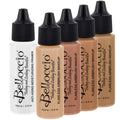 Belloccio Medium Color Shade Foundation Set — Airbrush Foundation with Primer