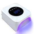 Belovedone 72W UV Nail Lamp – Cordless LED Gel Dryer with 4 Timer Modes and Diamond Rhinestones