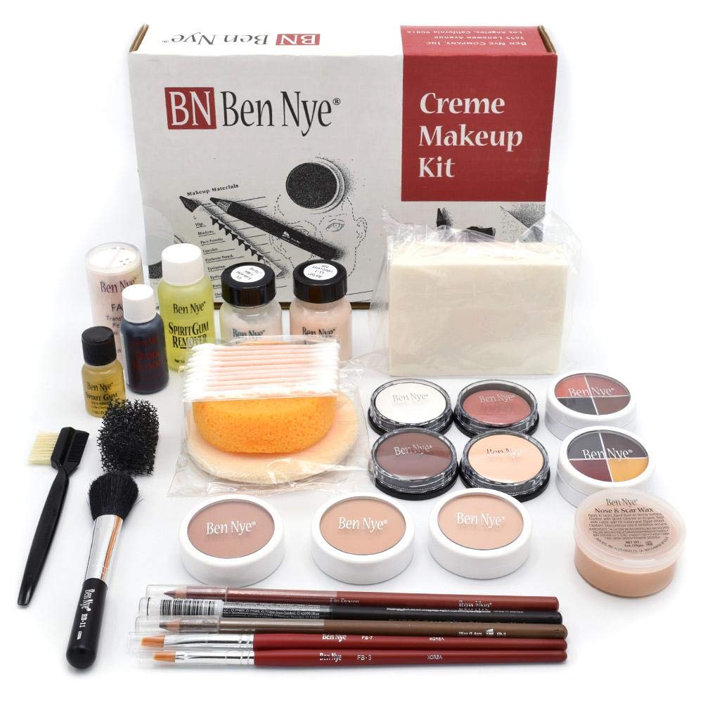 Ben Nye Theatrical Creme Makeup Kit TK-3 – Pro Stage Makeup Set