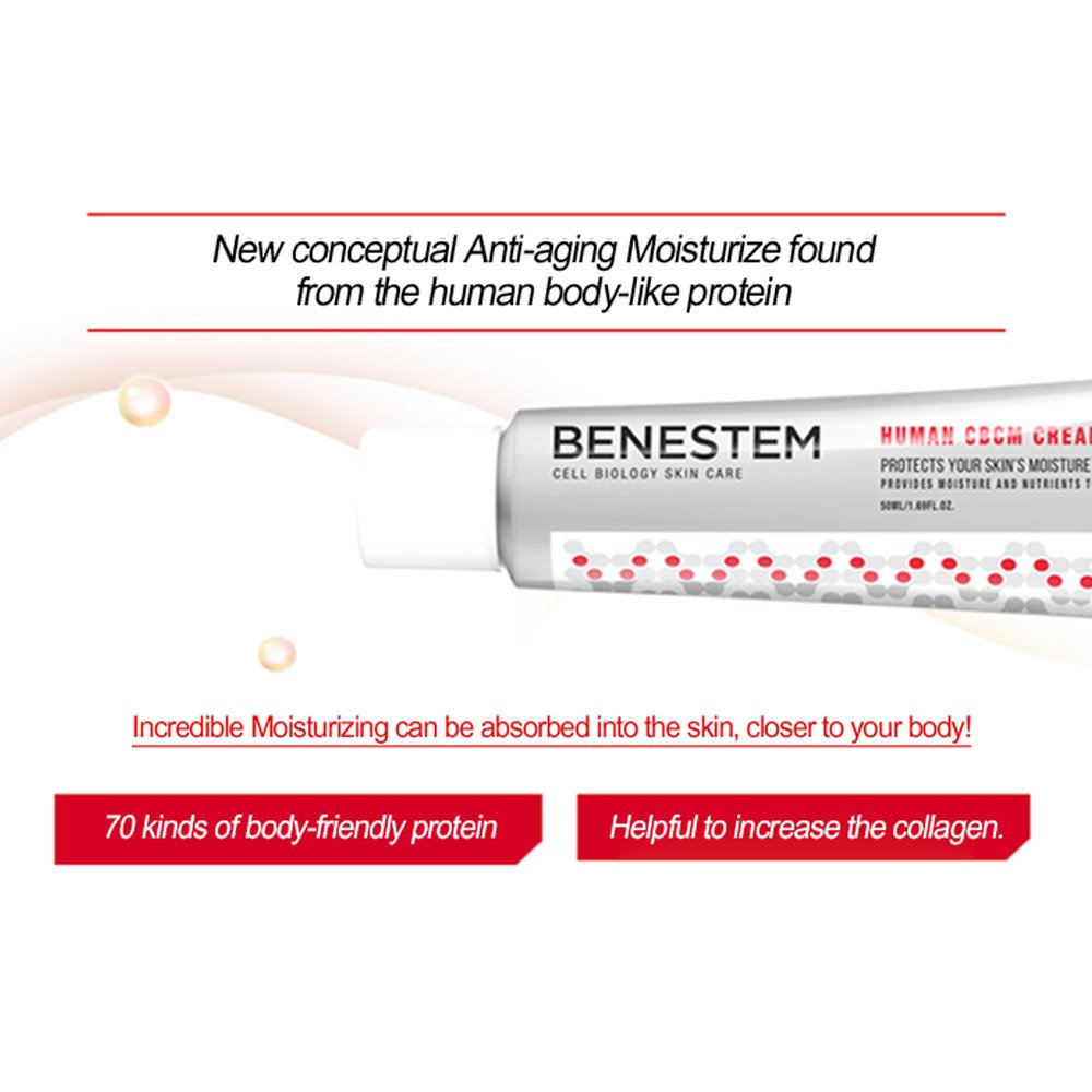 Benestem Human CBCM Cream 50ml – Deep Moisturizing, Hypoallergenic