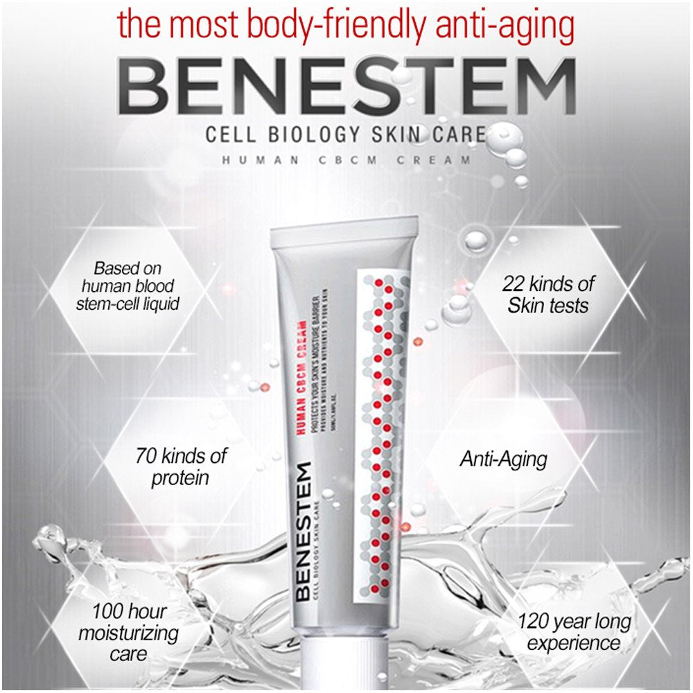 Benestem Human CBCM Cream 50ml – Deep Moisturizing, Hypoallergenic
