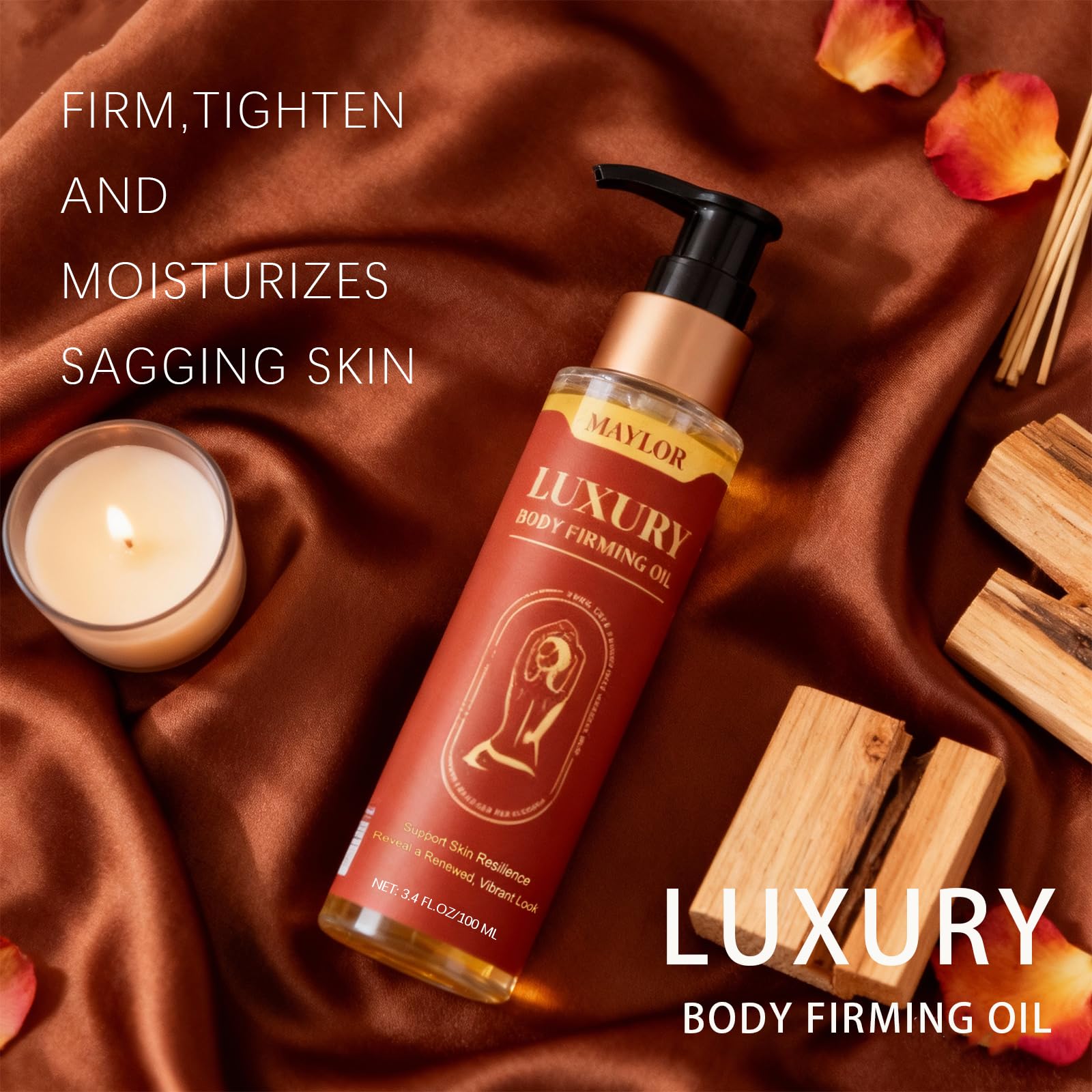 BENIX Body Firming Oil – Luxury Toning & Tightening for Crepey Skin | Hydration & Texture