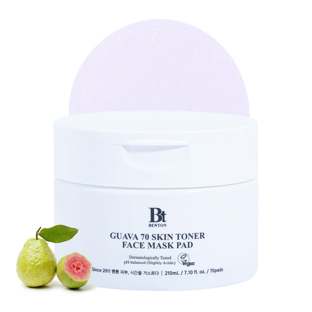 BENTON Guava 70 Skin Toner Pad – Hydration, Soothing Pore Care