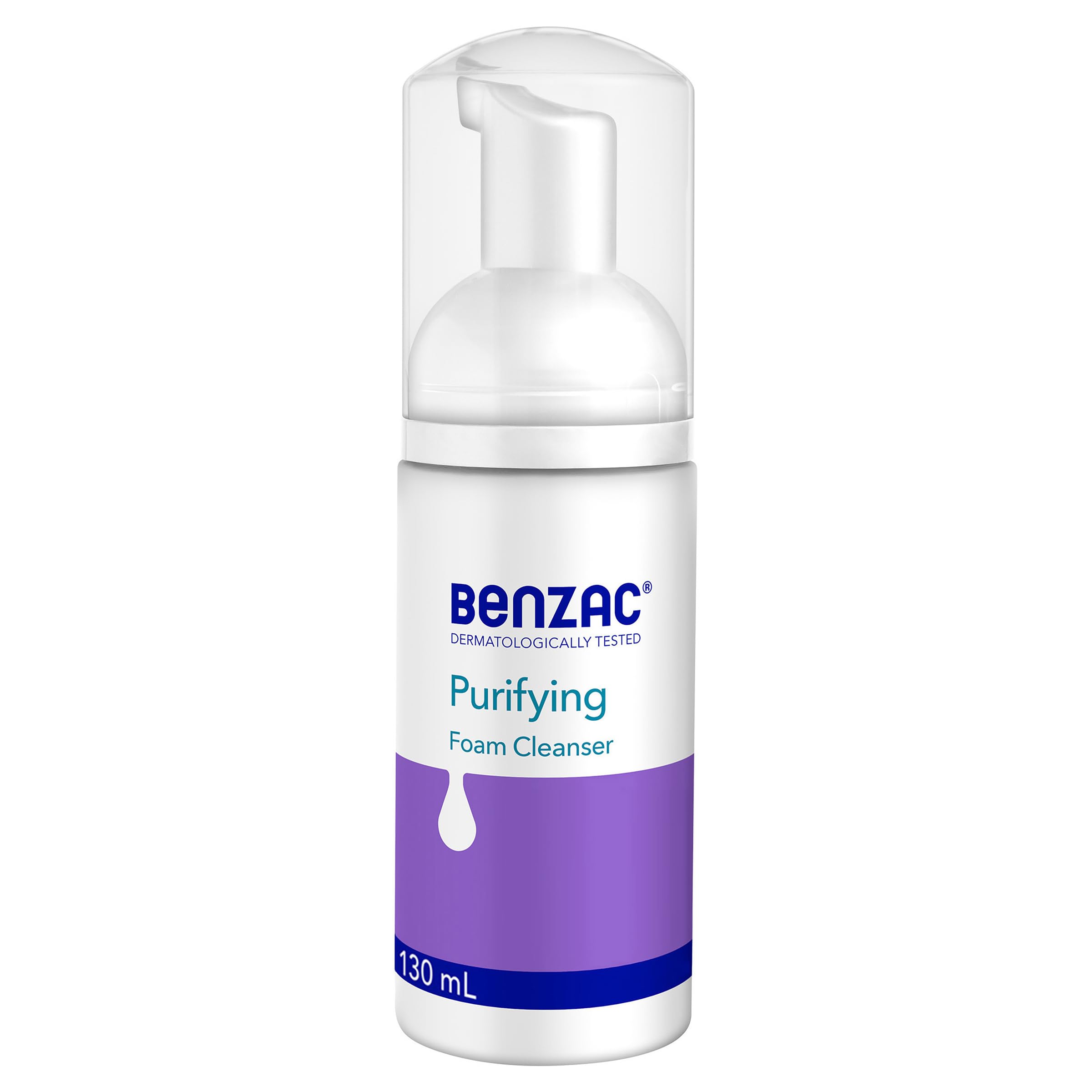 Benzac Daily Facial Foam Cleanser 130ml_AB – Oil-Control Foaming Cleanser for Oily/Combination Skin