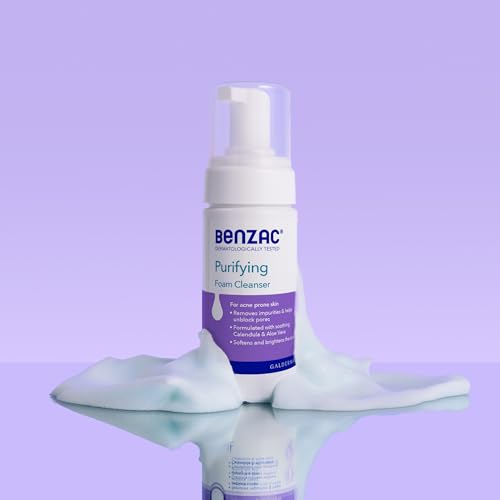 Benzac Daily Facial Foam Cleanser 130ml_AB – Oil-Control Foaming Cleanser for Oily/Combination Skin