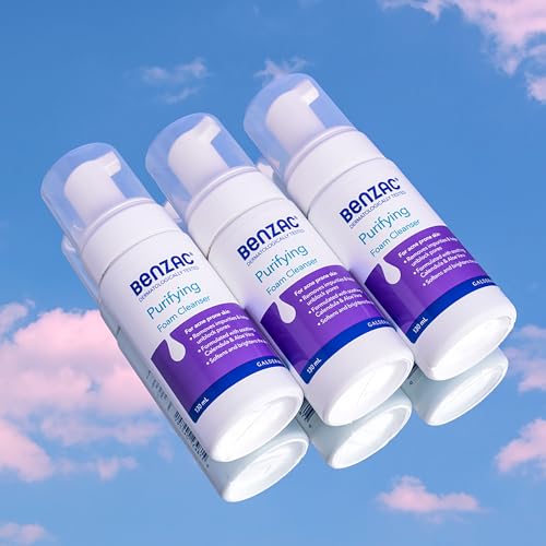 Benzac Daily Facial Foam Cleanser 130ml_AB – Oil-Control Foaming Cleanser for Oily/Combination Skin