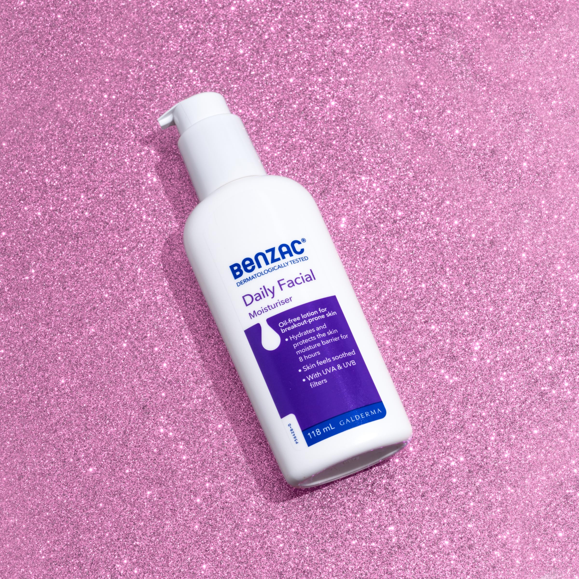 Benzac Daily Facial Moisturiser 118ml – Lightweight, Oil-Free Hydration for Acne-Prone Skin