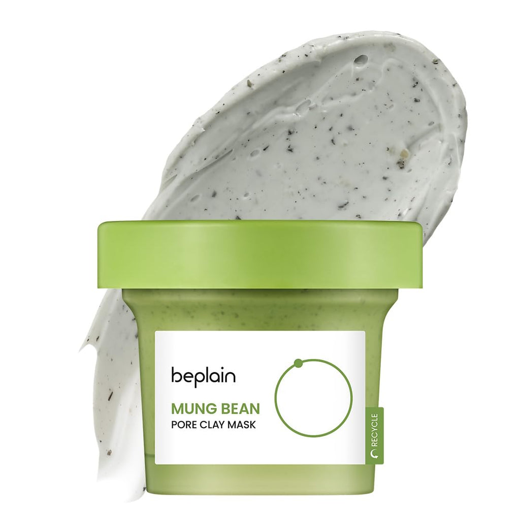 Beplain Mung Bean Pore Clay Mask – Deep Cleanse & Pore Tightening (4.05 oz)