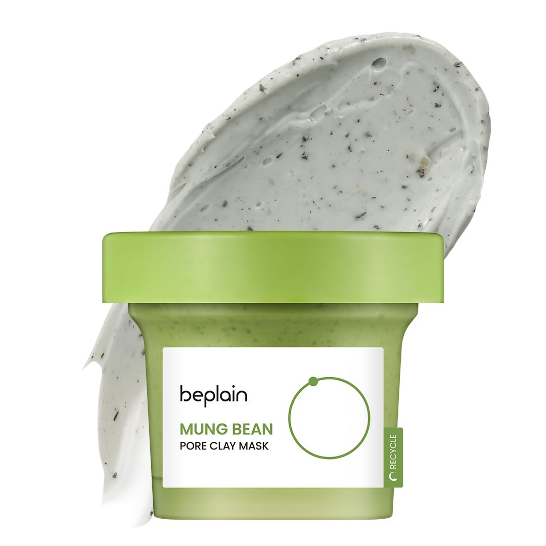 Beplain Mung Bean Pore Clay Mask – Deep Cleanse & Pore Tightening (4.05 oz)