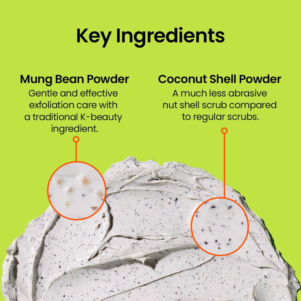Beplain Mung Bean Pore Clay Mask – Deep Cleanse & Pore Tightening (4.05 oz)