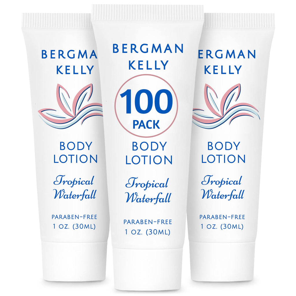 BERGMAN KELLY Travel Size Lotion 1oz – Tropical Waterfall, Hotel Bulk Amenities