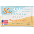 BERGMAN KELLY Hotel Soap Bars - Tropical Waterfall, 1 oz, 100 Count | Travel Size Luxury Bulk Amenities