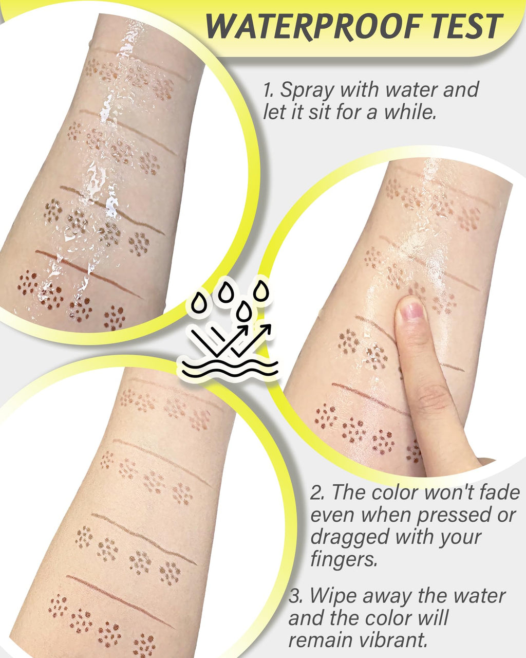Berinist 4-Color Freckle Stamp Pen Kit — 2-in-1 Waterproof Freckle Pen for Natural Sun-Kissed Looks