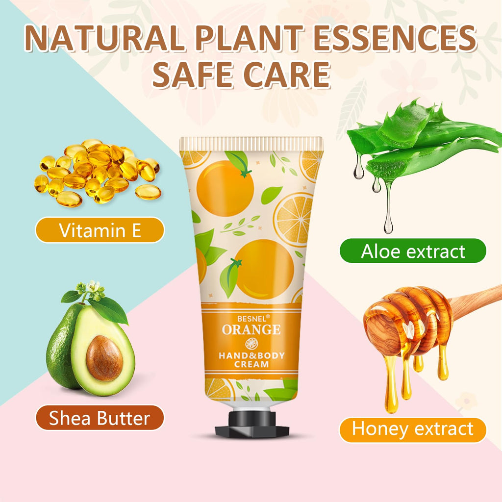 BESNEL 120 Pack Hand Cream Gift Set for Women – 12 Fragrances, Travel-Size Lotions in Bulk