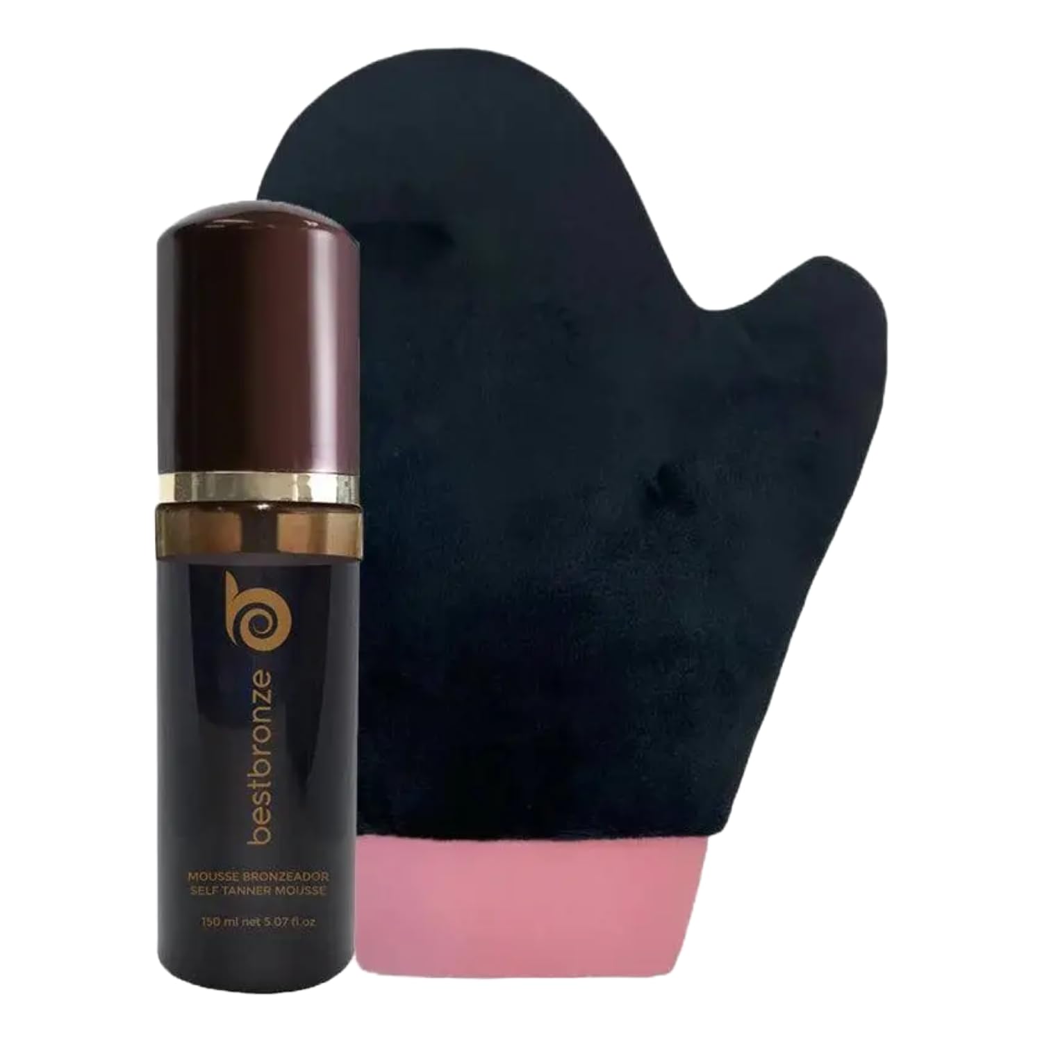 Best Bronze Tinted Self Tanner Mousse with Mitt – Buildable, Vegan Sunless Tan