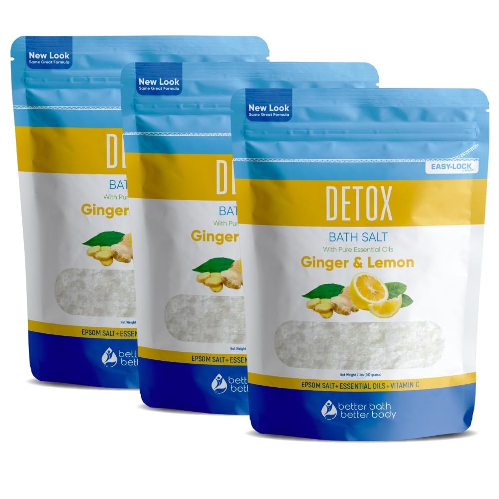 Detox Bath Salt (3-Pack) – 6 Lbs Total | Better Bath Better Body