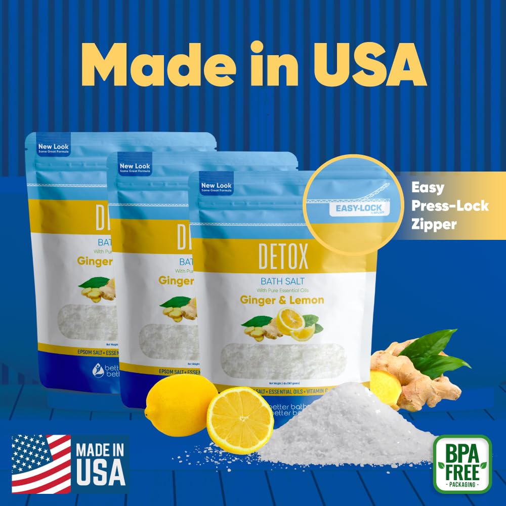 Detox Bath Salt (3-Pack) – 6 Lbs Total | Better Bath Better Body