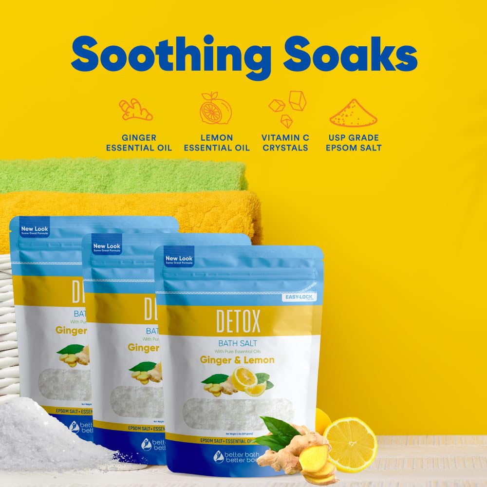 Detox Bath Salt (3-Pack) – 6 Lbs Total | Better Bath Better Body