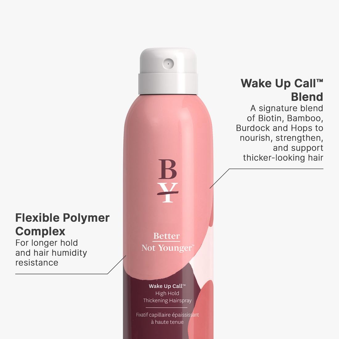 Better Not Younger Wake Up Call High Hold Hair Spray + Thickening Spray — Volume Styling Bundle