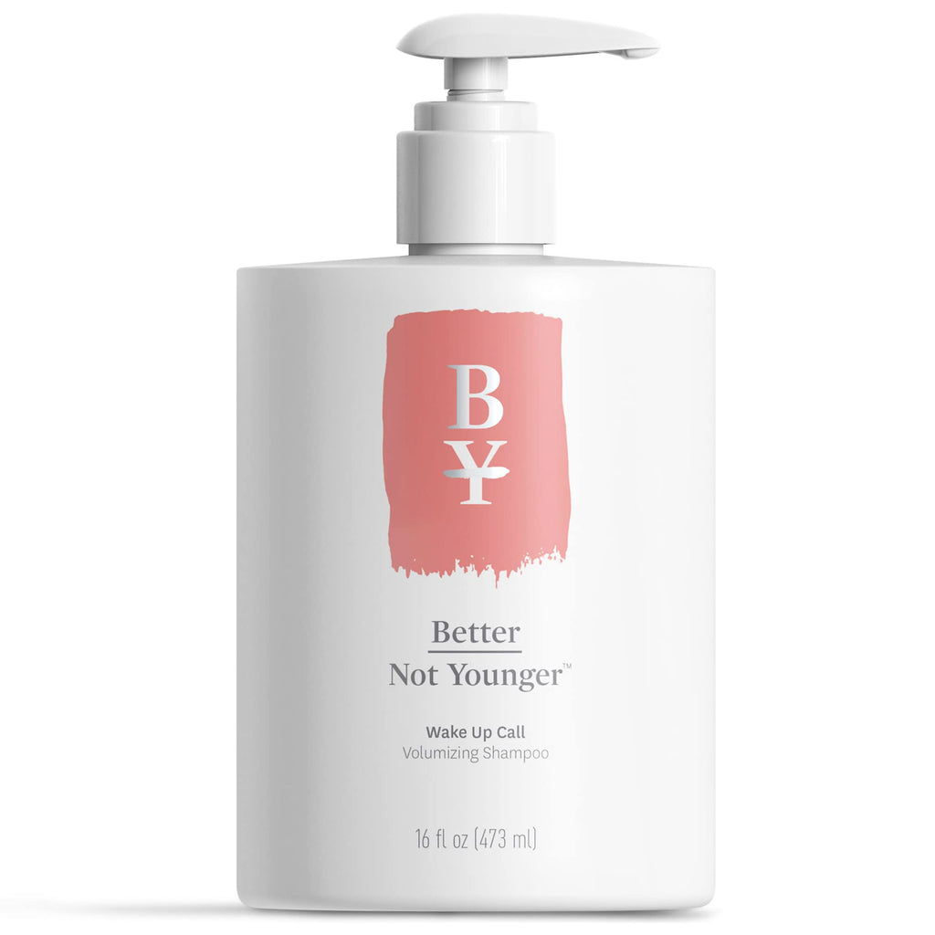 Better Not Younger Wake Up Call Volumizing Biotin Shampoo — 16 oz for Women Over 40 (Sulfate Free, Color Safe)