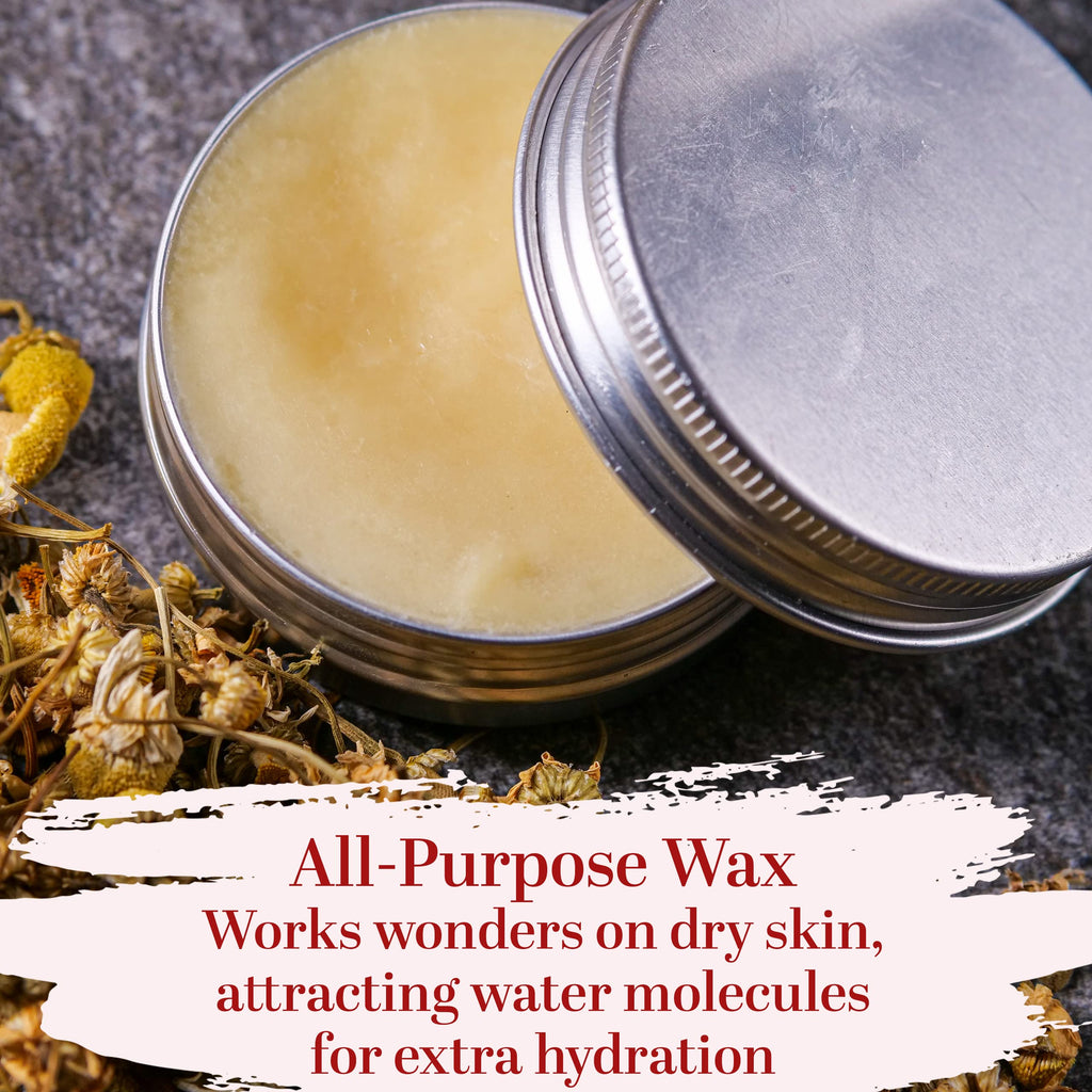 Better Shea Butter Beeswax Bar – 1 lb Raw Wax for Candle Making, Lotion & Lip Balms