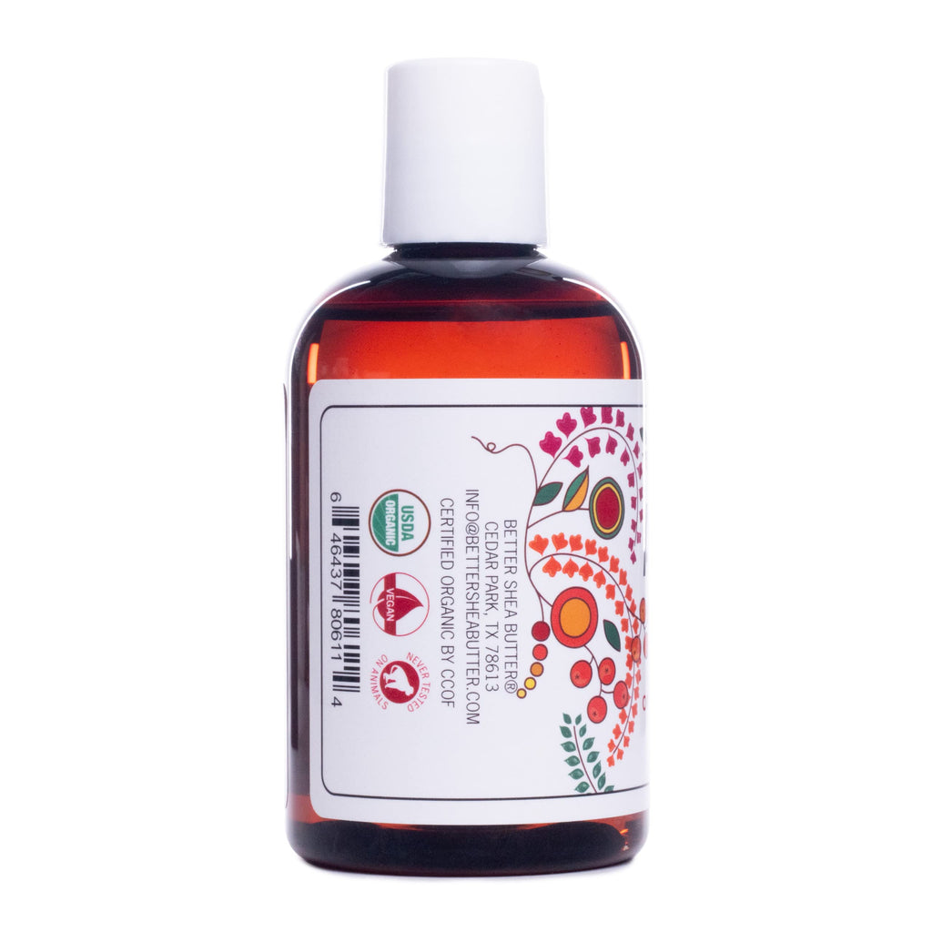 Better Shea Butter Organic Almond Oil | 100% Pure, Cold-Pressed Massage & Skin Oil | 4 oz