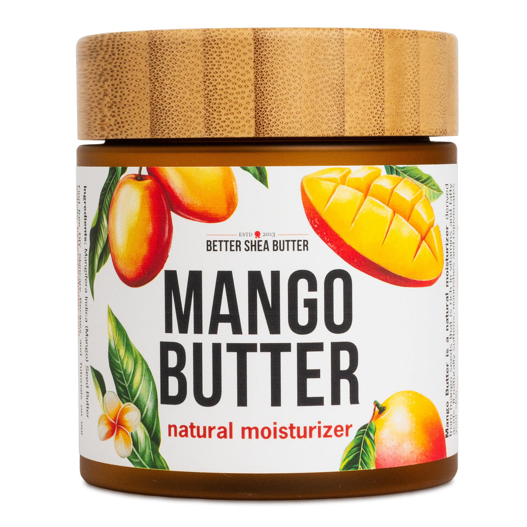 Better Shea Butter Raw Mango Butter – 100% Pure Mango Seed for Skin & Hair (8 oz)