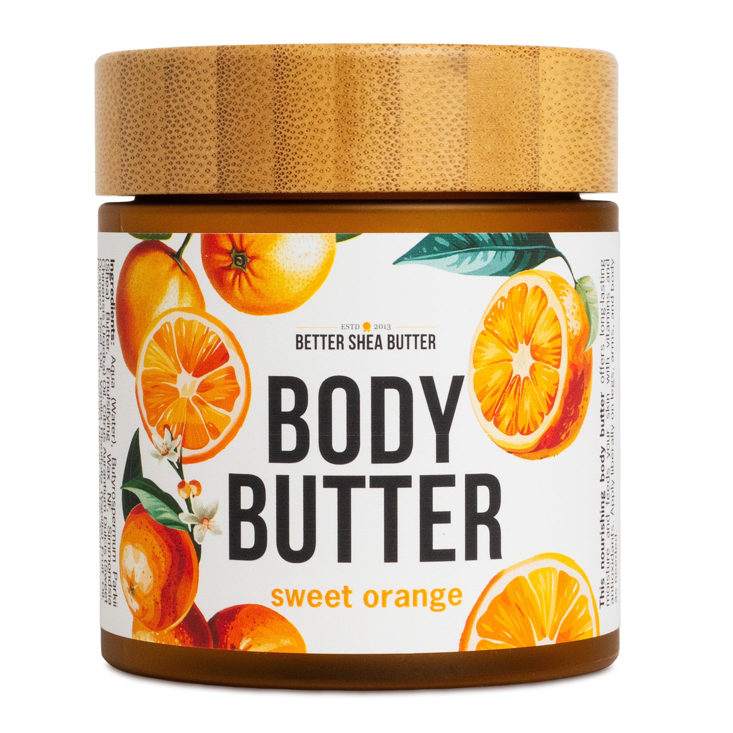 Better Shea Butter Sweet Orange Body Butter | Raw Shea, Jojoba Oil
