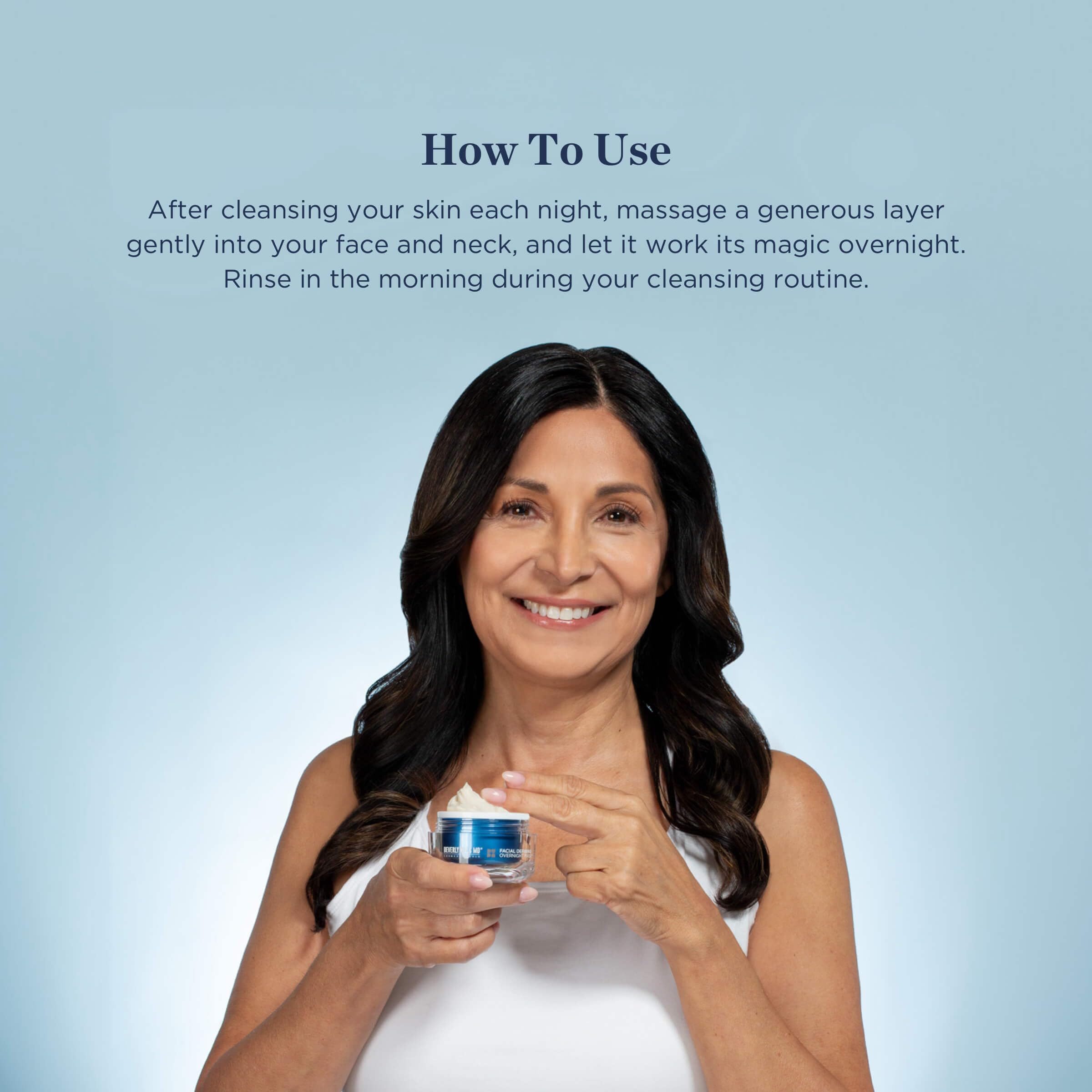 Beverly Hills MD Facial Defining Overnight Mask – Nightly Cream for Defined, Plump, Smooth Skin