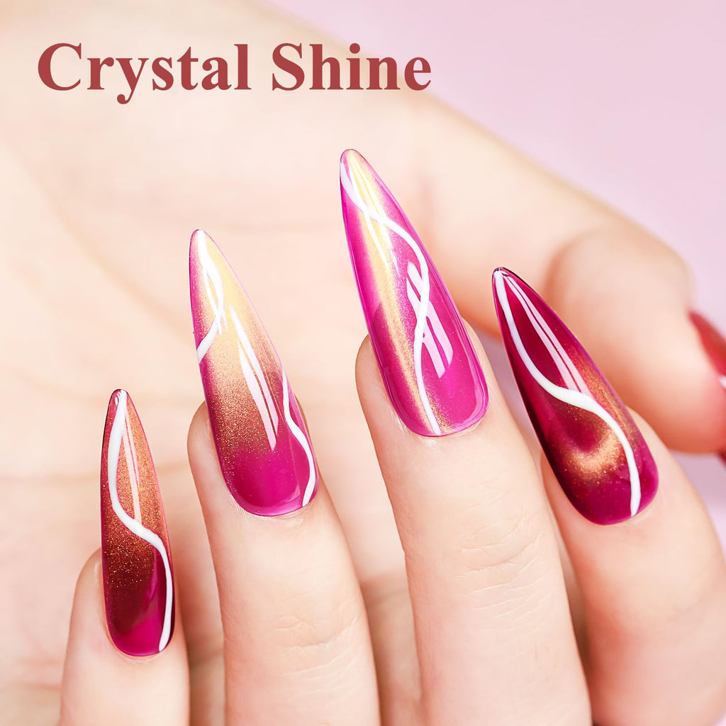 Bevimee Cat Eye Gel Nail Polish Set – 10 Colors with Magnet for Home Manicure