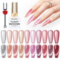 Bevimee Cat-Eye Gel Polish Set with Magnet - 10 Colors Moonlight (8ml)