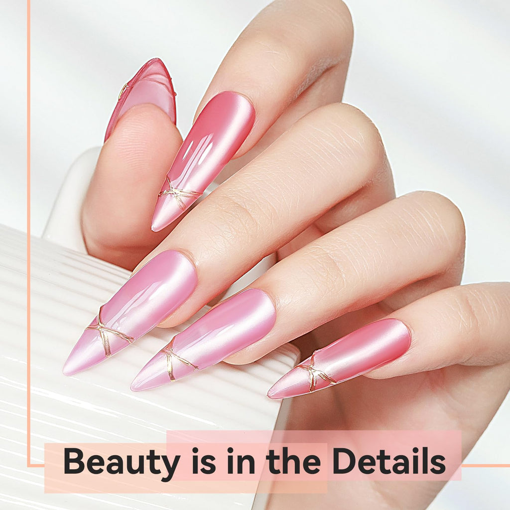 Bevimee Cat-Eye Gel Polish Set with Magnet - 10 Colors Moonlight (8ml)