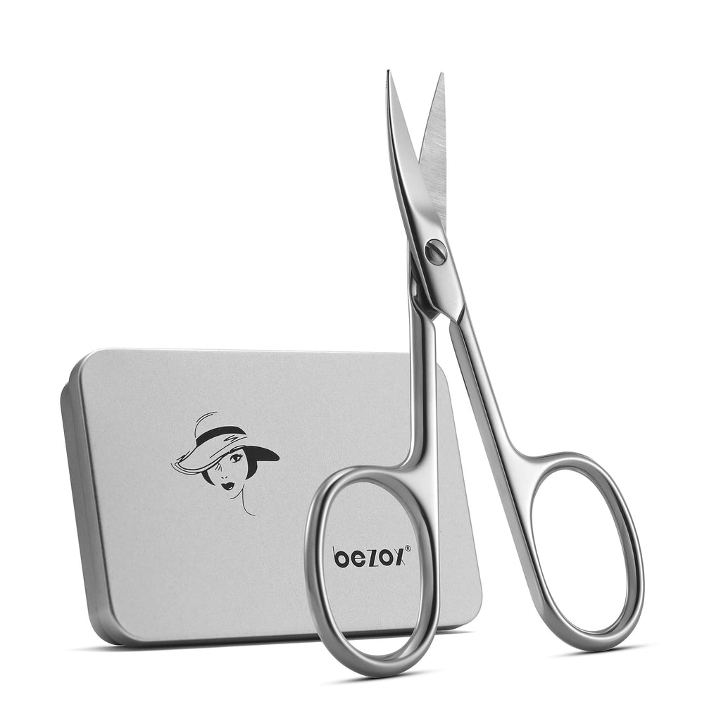 BEZOX Nail Scissors – Sharp Curved Blade, Ergonomic Nail Trimmer