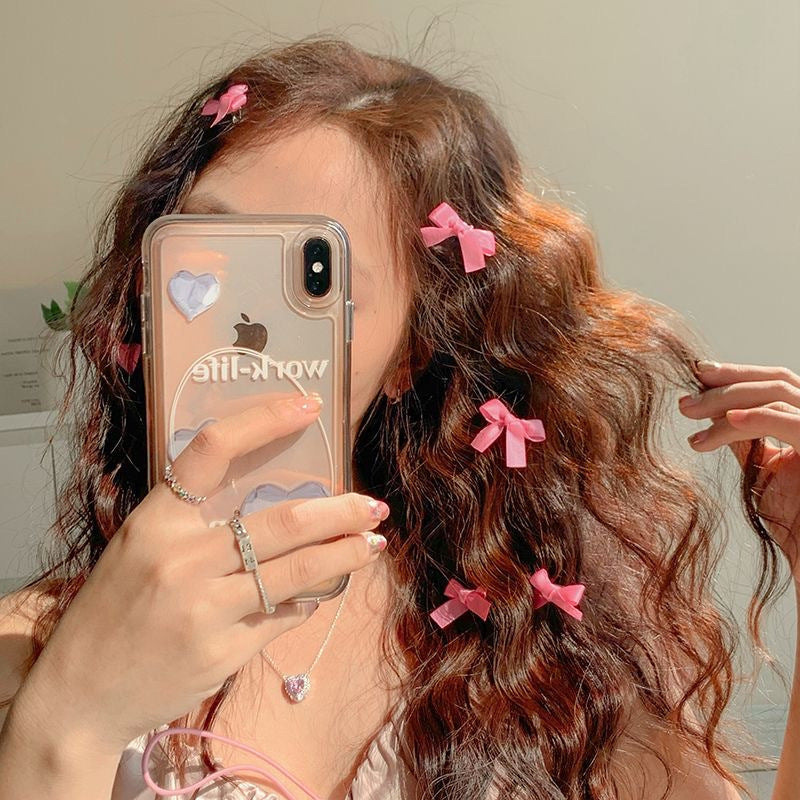 3cm Ribbon Bow Small Hairclip