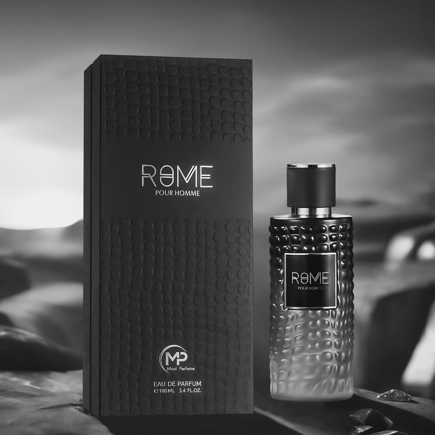 B Bharara Rome Pour Homme Eau de Parfum 100 ml – Fresh Citrus, Ginger & Cedarwood