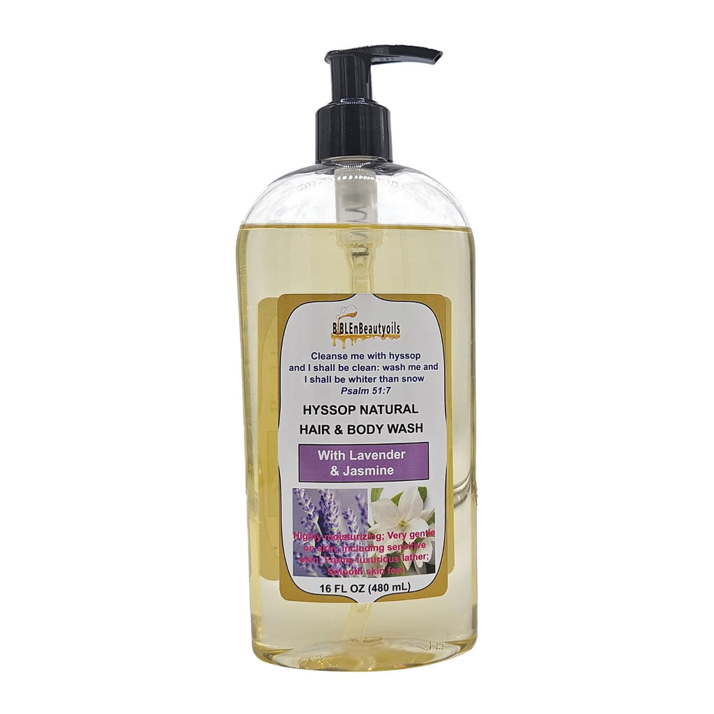 BIBLE N Beautyoils Cleanse Me With Hyssop: Organic Hyssop Infused Hair & Body Wash