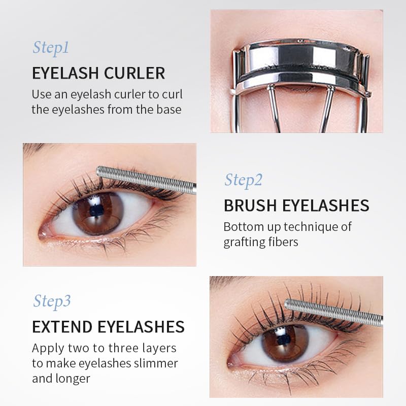 Biewals Iron Wand Mascara 2-Pack – Volumizing, Curling & Smudge-Proof