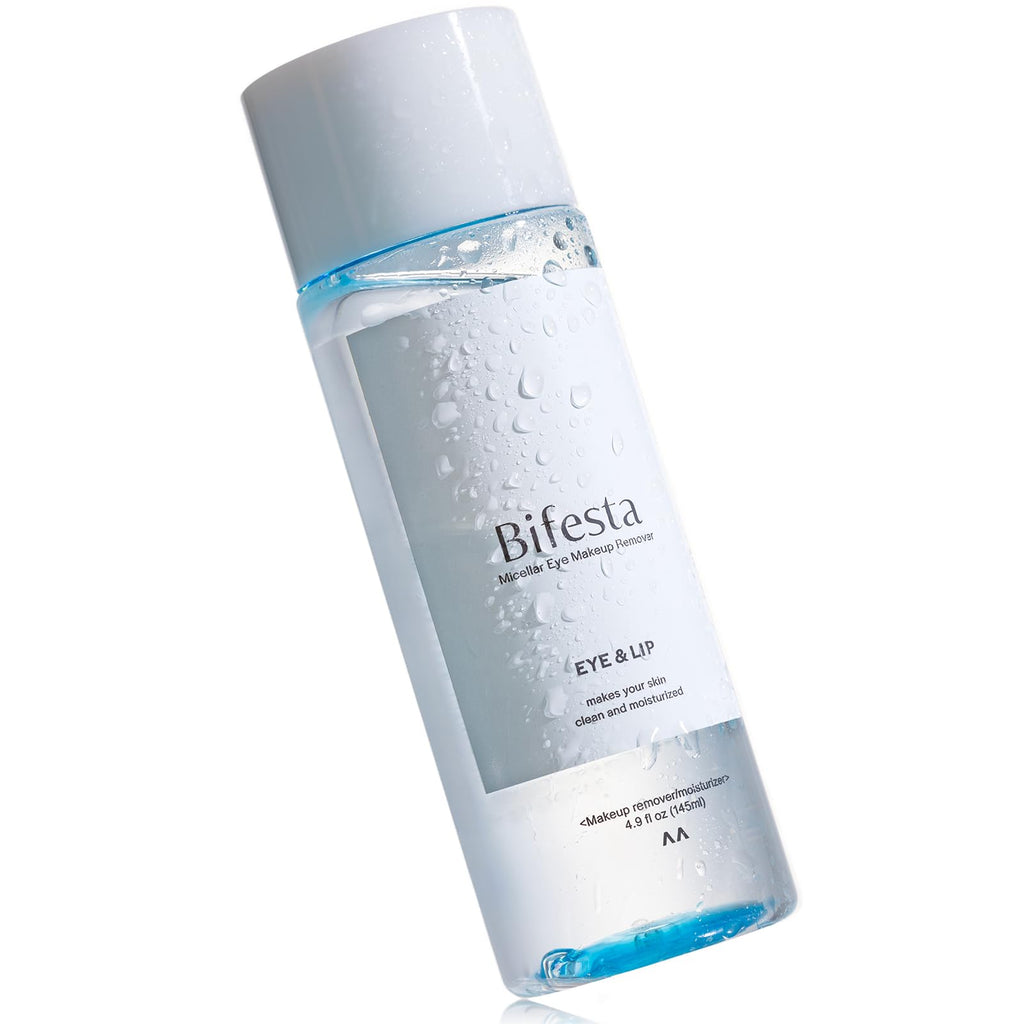 Bifesta Eye & Lip Micellar Remover – Dual-Phase, Fragrance-Free, 145 ml (Made in Japan)