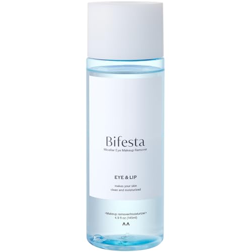 Bifesta Eye & Lip Micellar Remover – Dual-Phase, Fragrance-Free, 145 ml (Made in Japan)