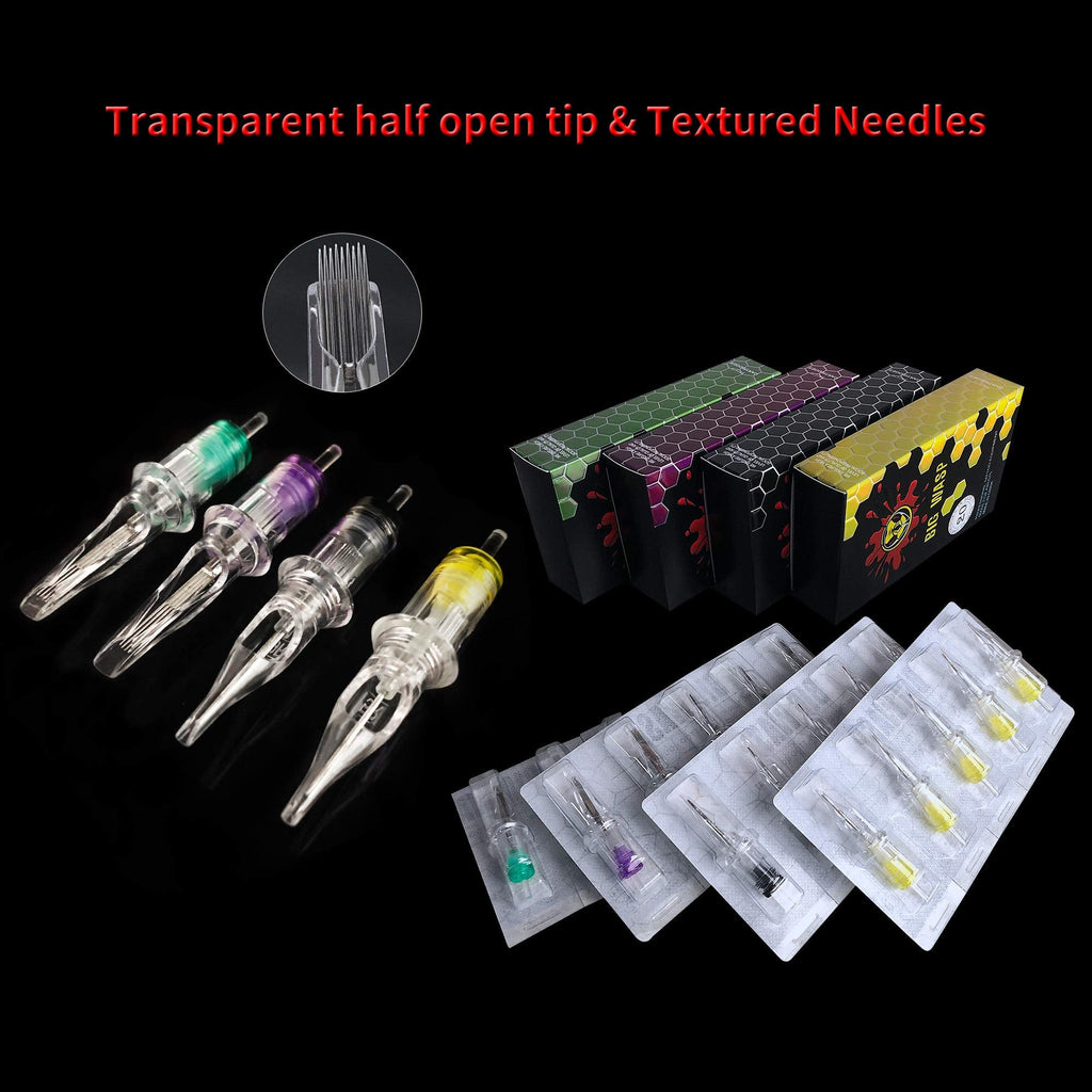 BIGWASP 4th Generation Premium Tattoo Cartridges #10 Bugpin 5RL 20Pcs