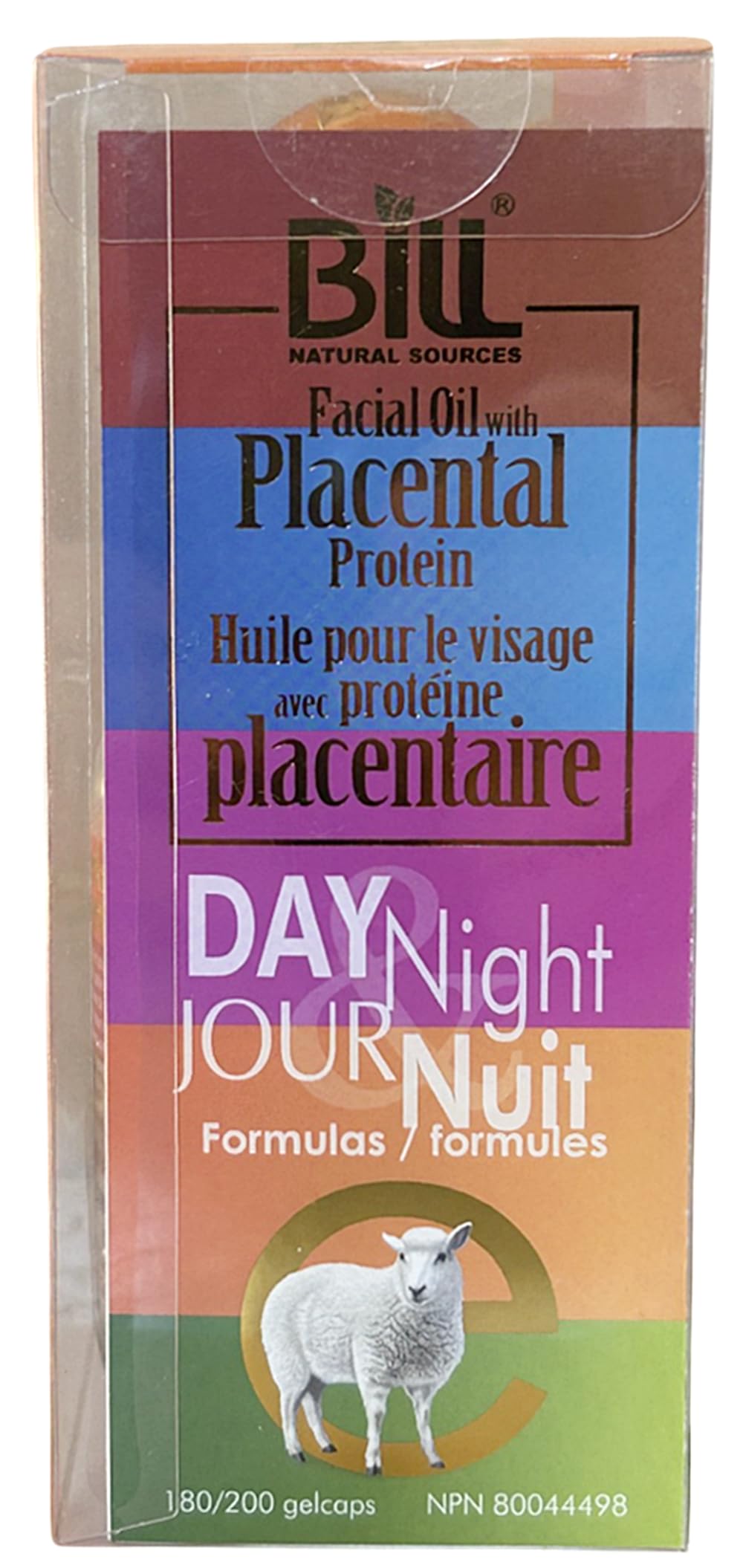 Bill Natural Sources Lamb Placenta & Royal Jelly Facial Oil with Vitamin E – 200 Gelcaps