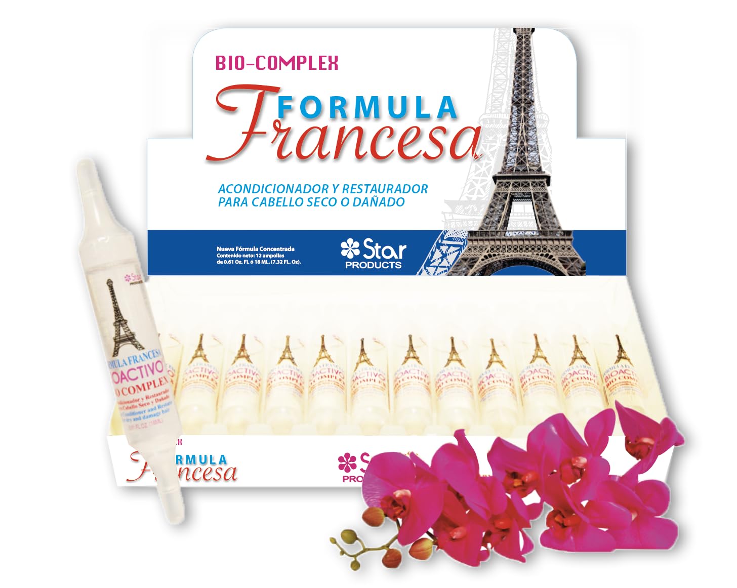 Bio Complex French 12 Pack – 0.61 oz Each | Intensive Hair Repair Treatment