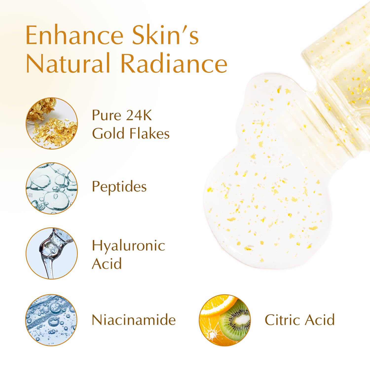 Bio Essence Bio-Gold Gold Water 100ml | Hydrating 24K Gold Serum for Radiant Skin