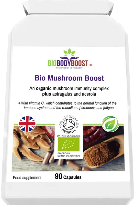 Bio Mushroom Boost | Organic Immunity Blend UK